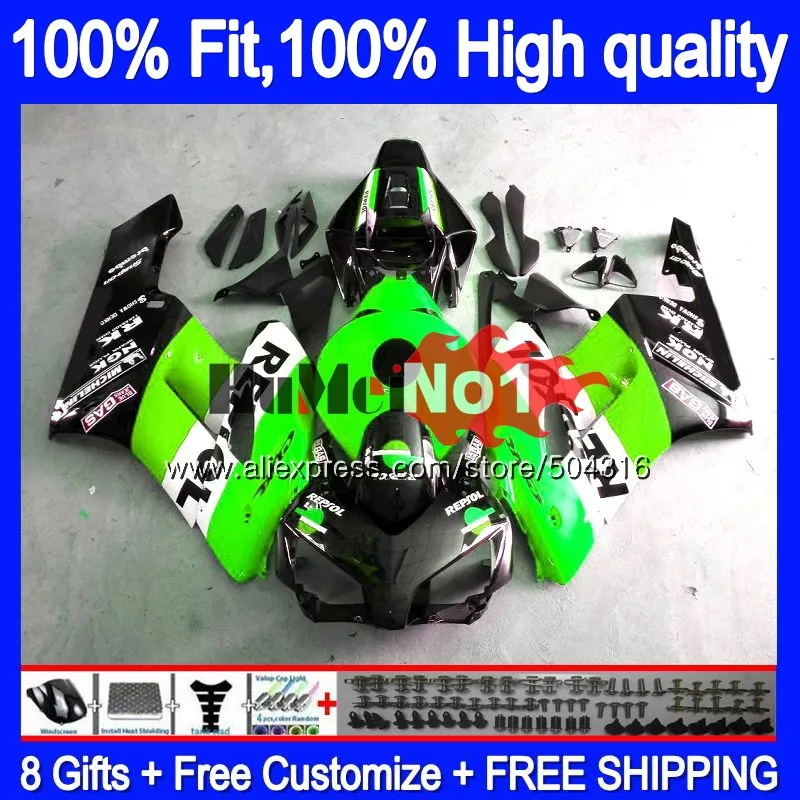 

OEM Injection For HONDA CBR 1000RR 1000CC CBR1000 RR 04-05 Black green 49MC.159 CBR 1000 CC RR 2004 2005 CBR1000RR 04 05 Fairing