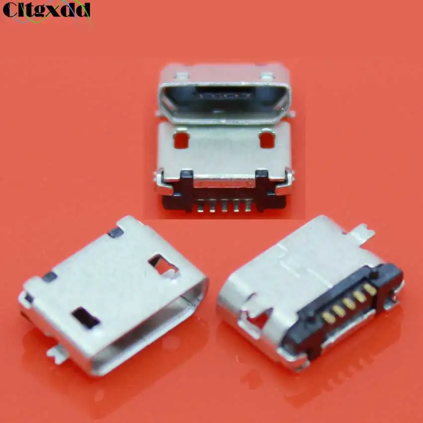 Cltgxdd 1 шт. гнездо для зарядного устройства планшетного ПК разъем Micro USB 5 контактный