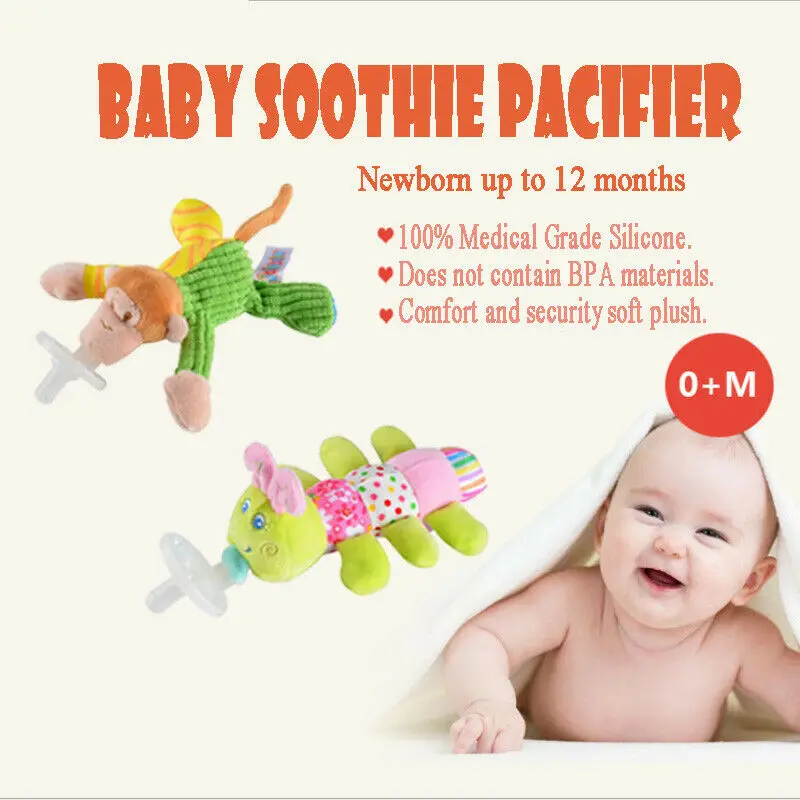 2019 новейшая Горячая новорожденная силиконовая забавная Соска-пустышка для