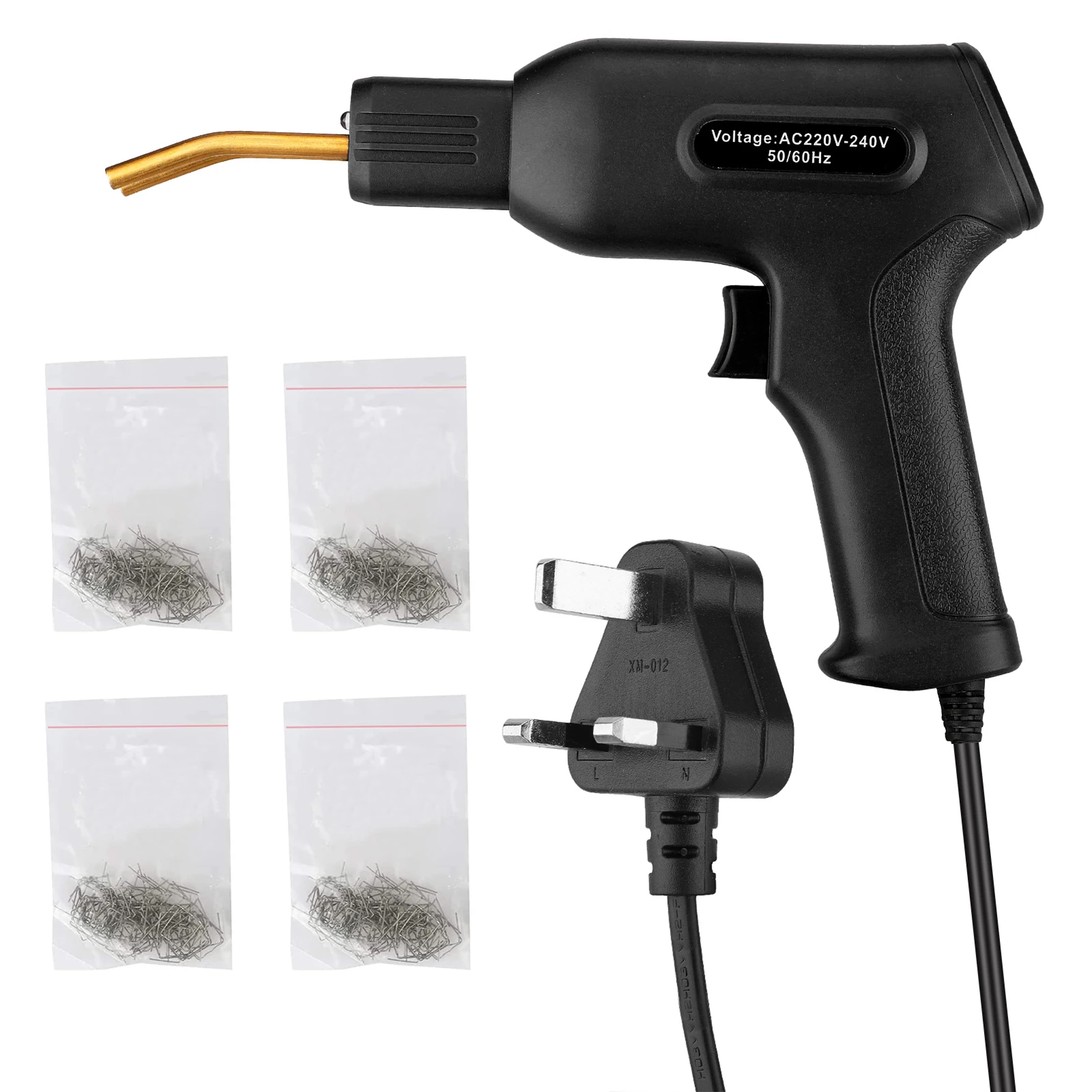 

Portable Car Bumper Plastic Repairing Welding Tool Professional Handheld Auto Hot Stapler Soldering Fast Heating Garage Vehicle