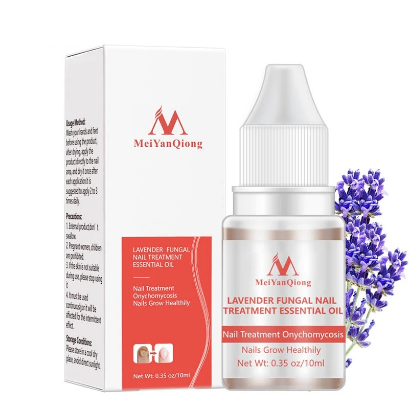 

10ml Lavender Fungal Nail Treatment Essential Oil Treat Fungal Infection Atrophy Unevenness Thickening Rupture Yellowing 1pcs