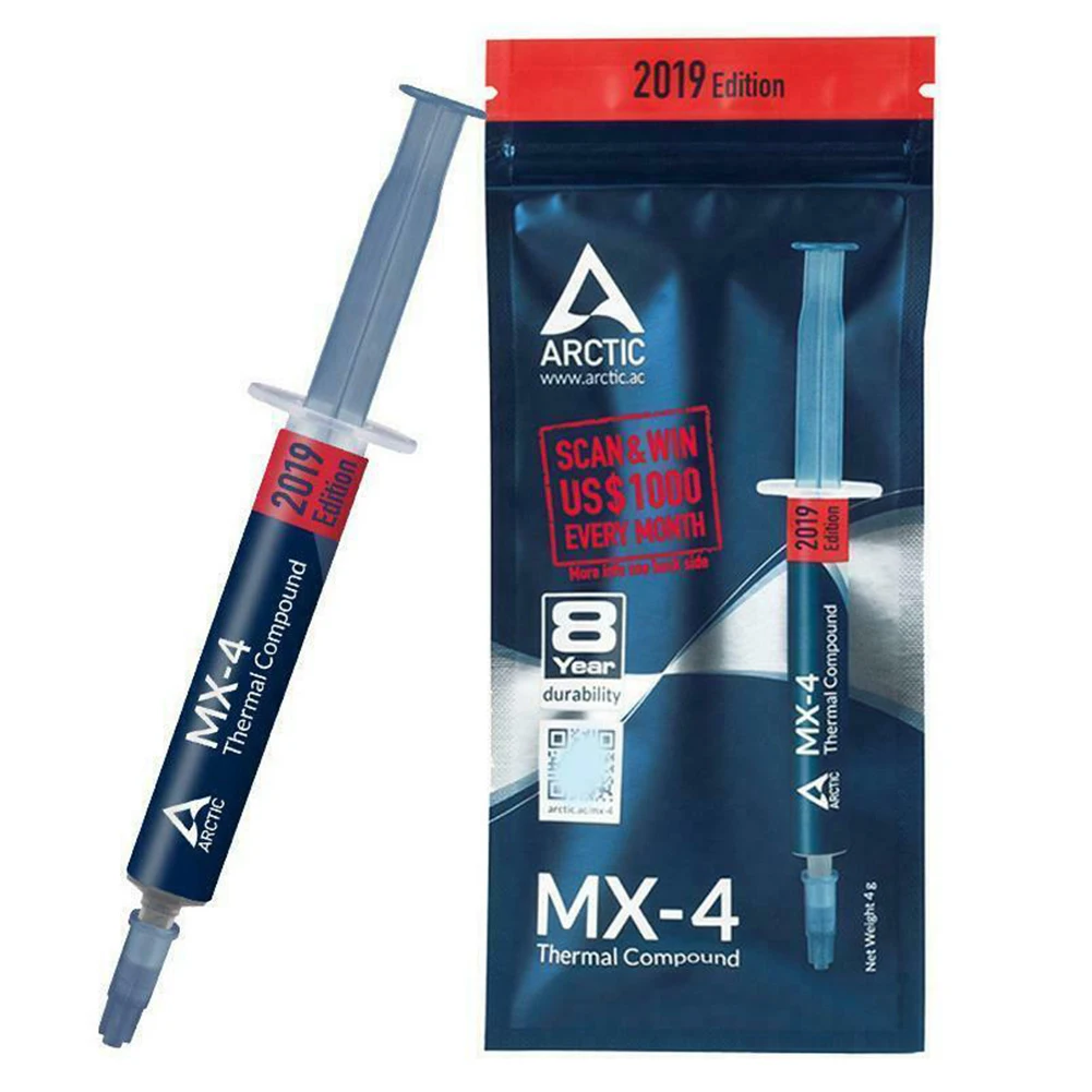 ARCTIC MX 4 4g AMD Intel процессор процессорный кулер вентилятор охлаждения термопаста VGA