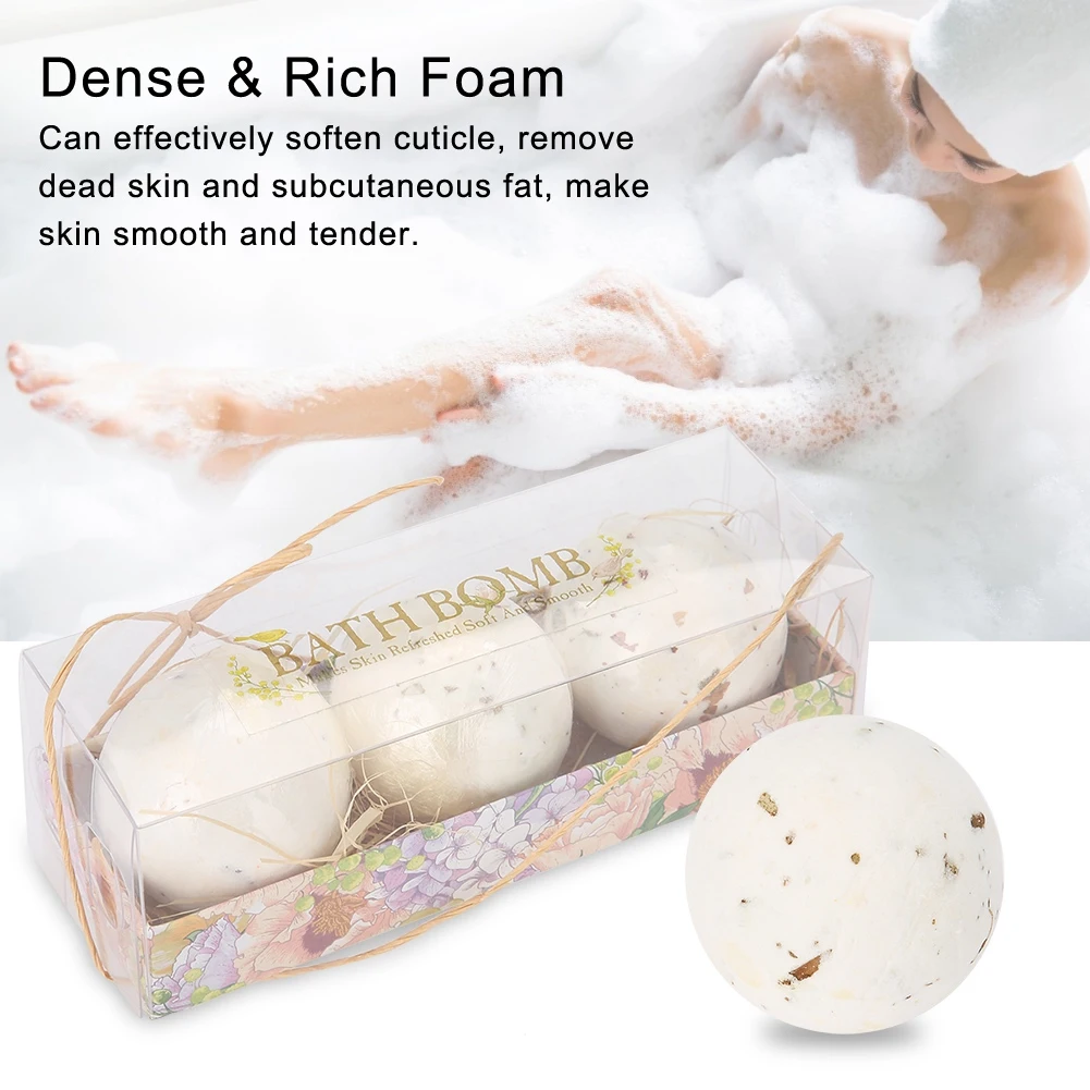 3 предмета органическая соль для ванны тело эфирное масло шарик ванной