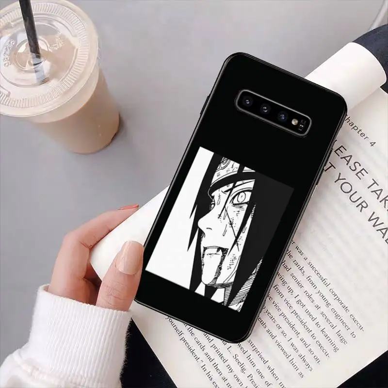 

Black And White Naruto Phone Case Black For Samsung S10 5G/lite/plus S20/Plus/Ultra Note8/9/10/20Pro/plus Cases