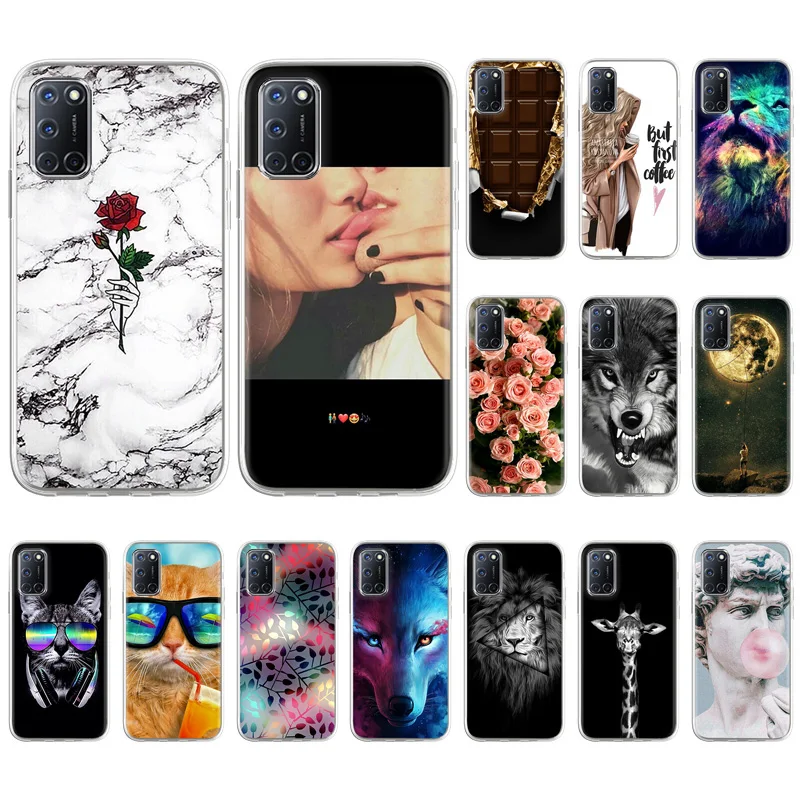 

For OPPO A52 Case Multi-style Cartoon Painted Silicon Phone Case For OPPO A52 A92 A72 6.5" Coque OPPO A92 Funda OPPO A72 CPH2067