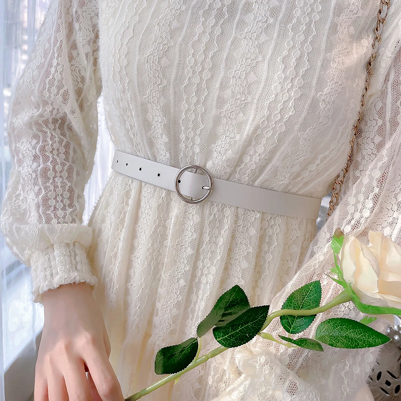 

COIGARSAM French Style Full Sleeve Women dress New Winter Lace Solid High Waist Turtleneck Dresses Apricot 8799