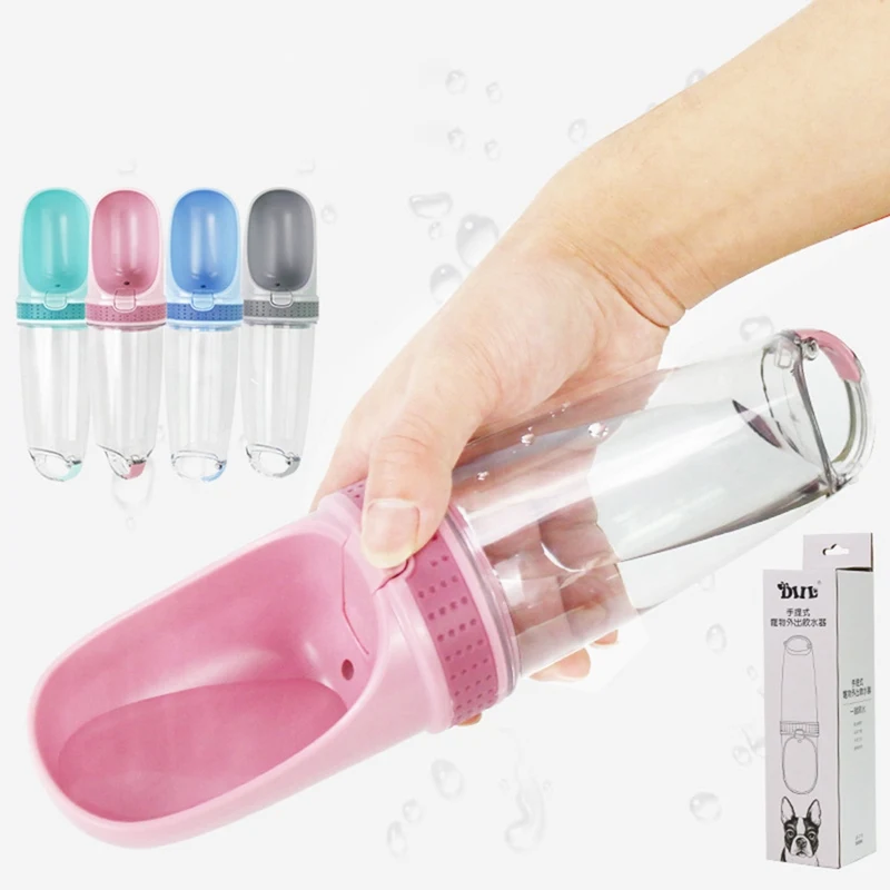 350 мл портативные чашки для домашних животных питьевая бутылка собак кошек