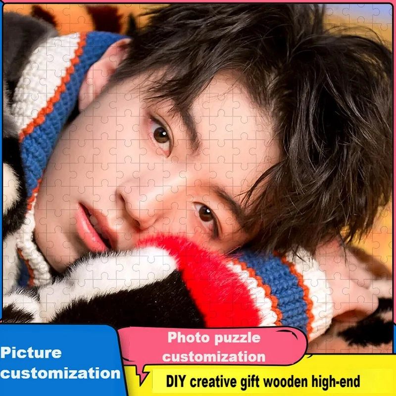 

Фоторамка-Пазл «сделай сам», для домашнего портрета, оригинальный подарок, 1000 шт.