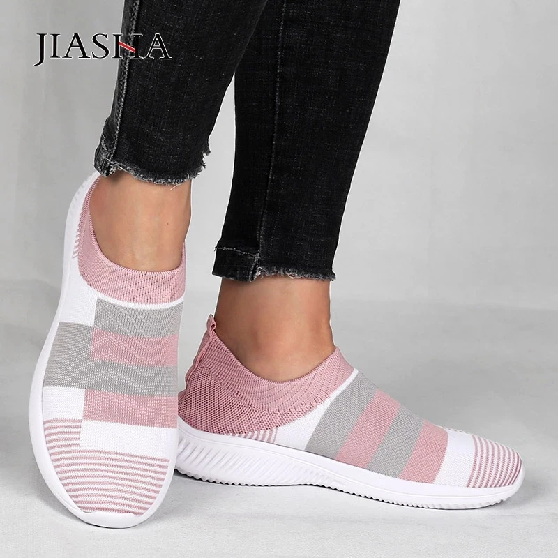 

Sneakers women socks shoes new lightweight knitted casual shoes woman breathable mesh female sneakers