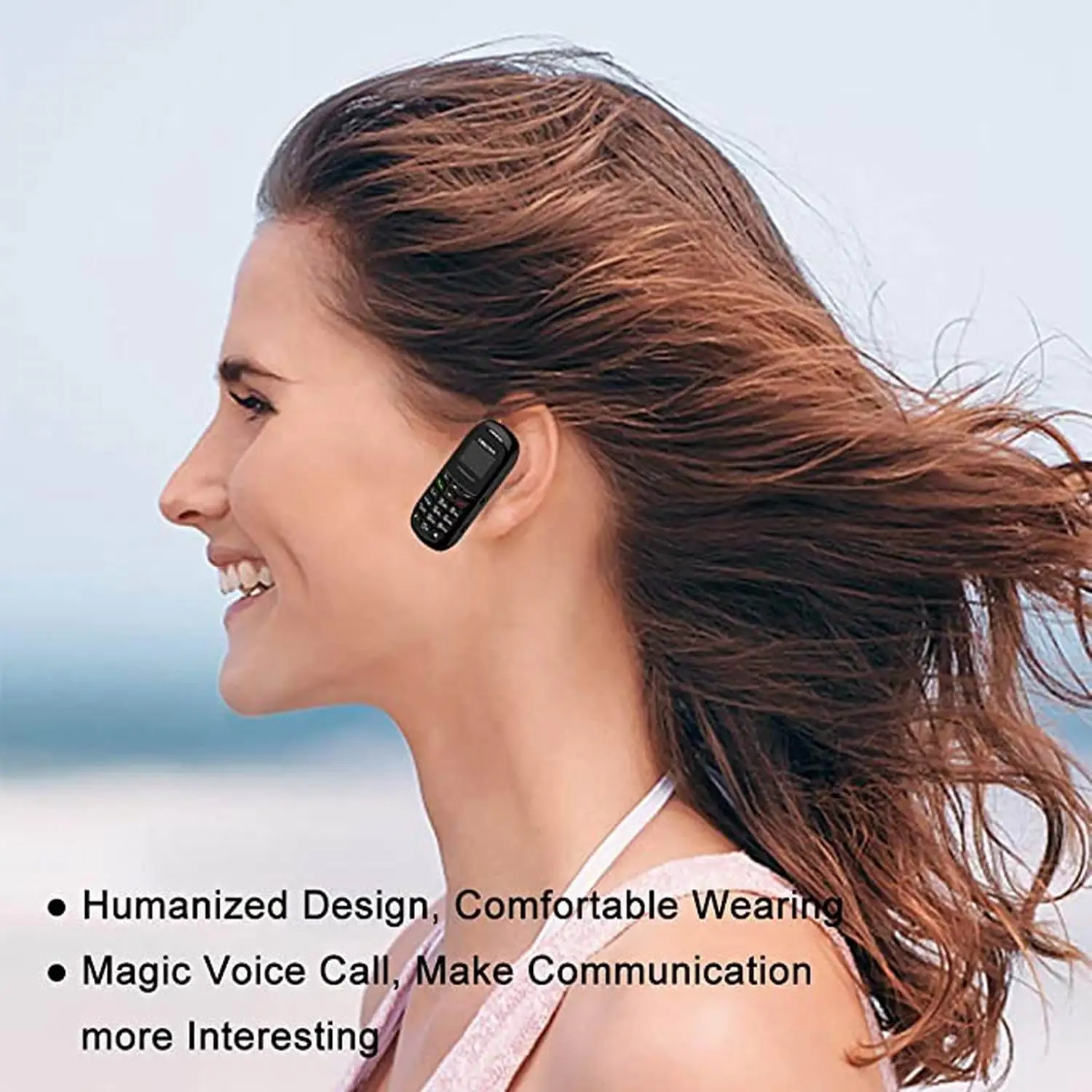 BM70 Magic Voice Mini Мобильный телефон Stereo Bluetooth гарнитура наушники Dialer GT Star белый список p