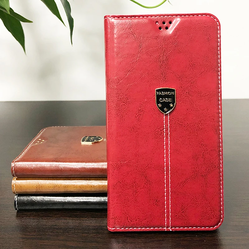 Red Новейший Чехол-книжка с подставкой из искусственной кожи для samsung Galaxy J8 J7 J6 J4 J3 J2 Pro Plus Core Prime 2 Plus Чехол-книжка - Цвет: Red