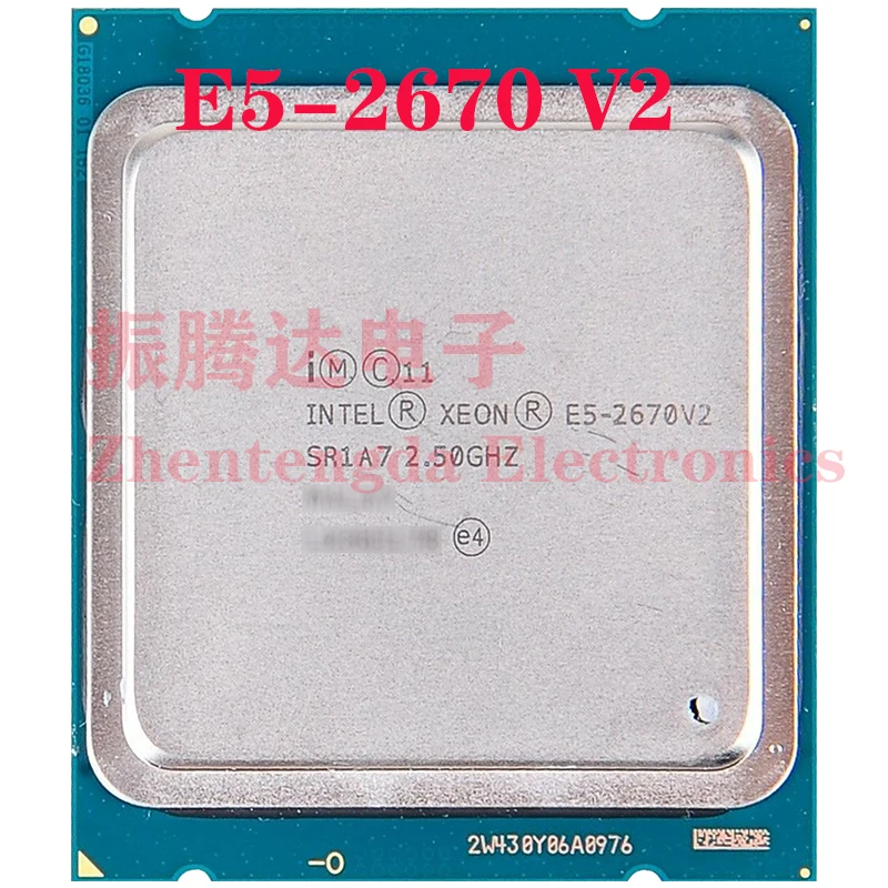 

Server Processor Intel Xeon E5-2670 v2 CPU 2.5GHz 25MB 10 Core 20 Thread LGA 2011 CPU Processor