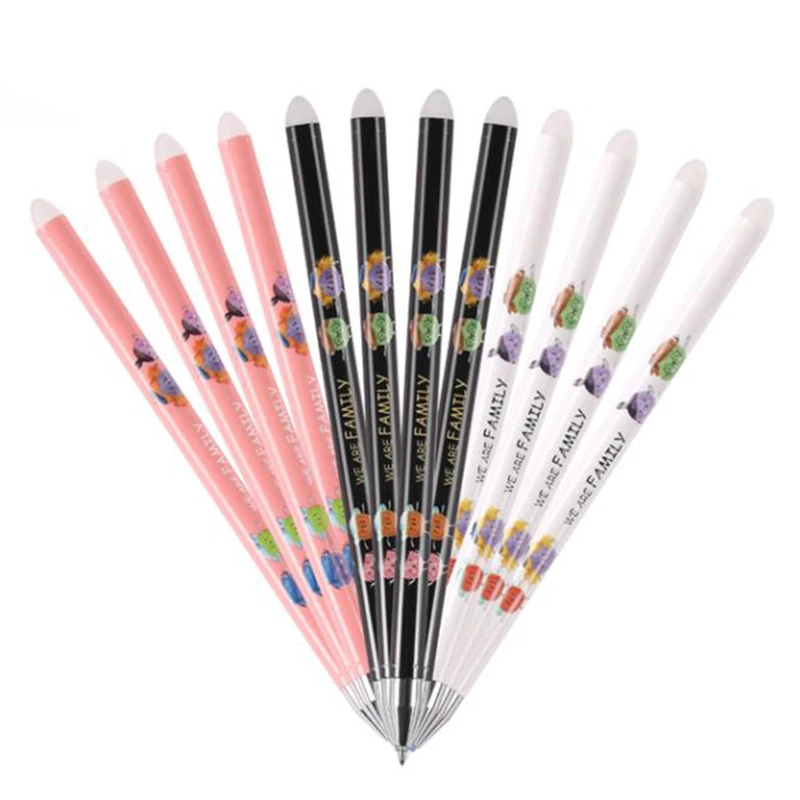 Ручки гелевые стираемые 0 5 мм 12 шт./компл.|gel pen|gel ink pencute korean pens |