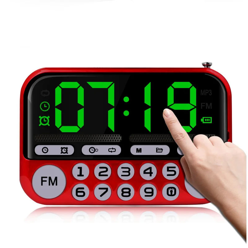 C 866 Портативный мини FM радио Динамик TF карта USB музыкальный плеер Противоугонная