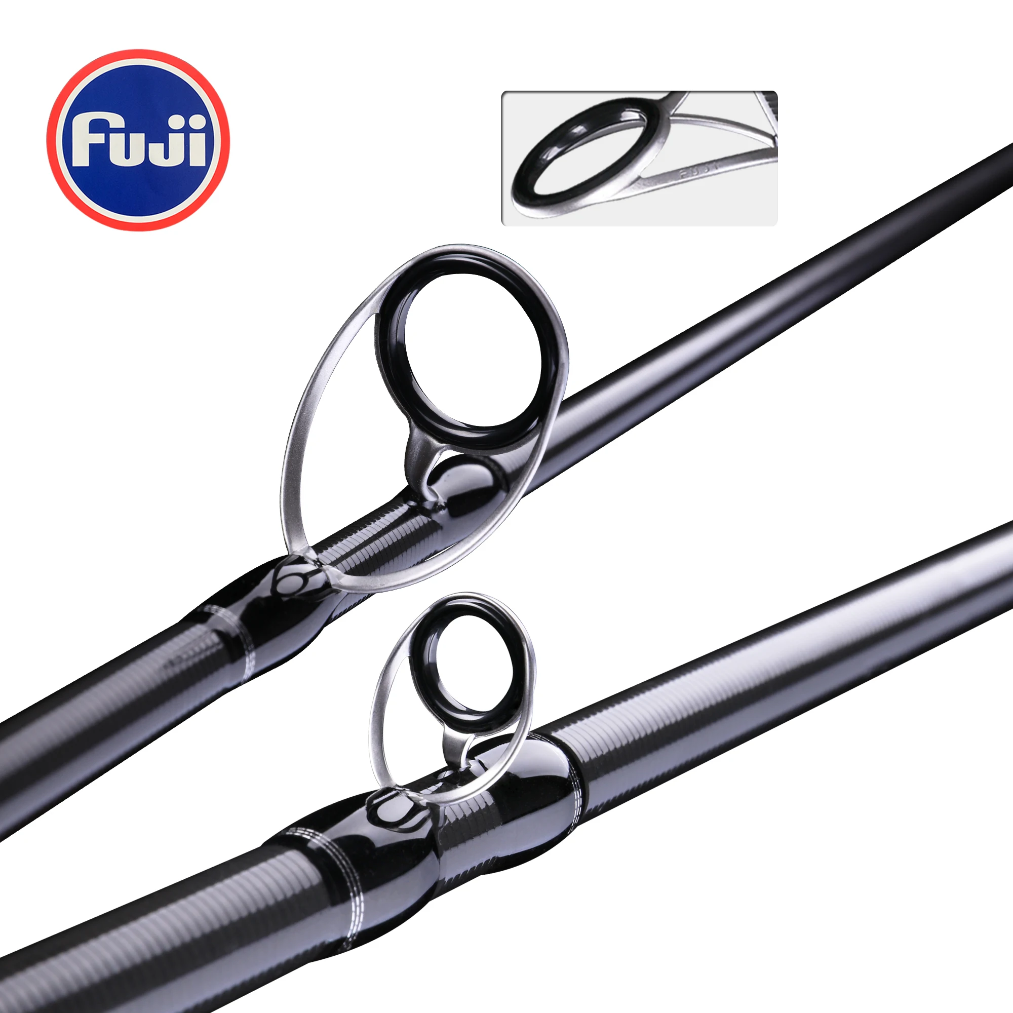 Spinning Casting Travel Fuji Lure Fishing Rod 1.68m 1.8m 2.1m 2.4m 2.7m 3.0m L/ML/M/MH Baitcasting BUDEFO HEARKEN T800Carbon Rod