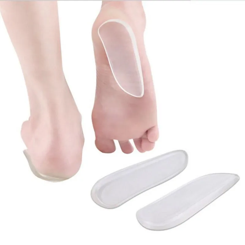 2pcs Silicone Insoles Orthotics X/O-type Legs Corrector Gel Pillow For Heel Orthopedic Shoes Pad Feet Care Cup Sole - купить по