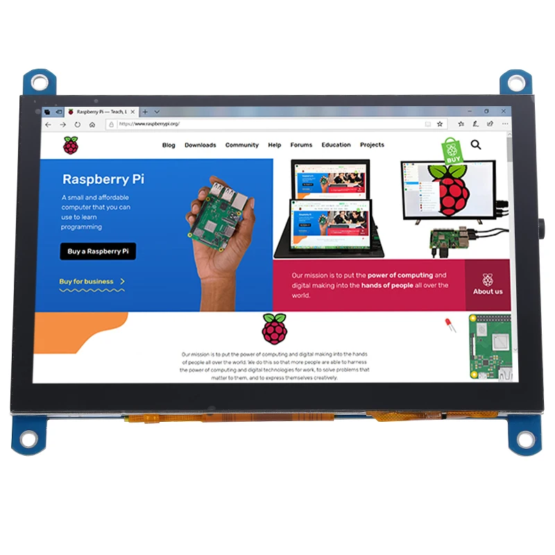 

5 inch USB HD-MI LCD Display Capacitive Touch Secondary Screen Monitor 800x480 For Raspberry Pi Windows AIDA64 Jetson Nano