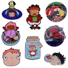 Брошь Sosuke Ponyo коллекция булавок аниме студия Хаяо Миядзаки милые аксессуары для фанатов