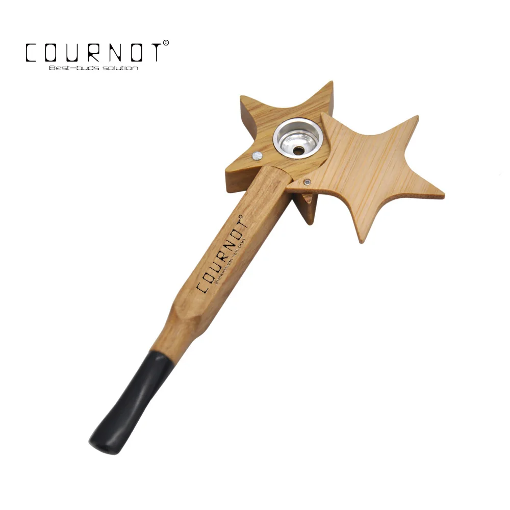 Новое поступление креативная форма пентаграммы курительная трубка деревянная