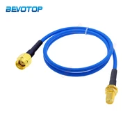 new rp sma male to rp sma female rf coaxial cable semi felxible rg402 cable high frequency test cable 50ohm