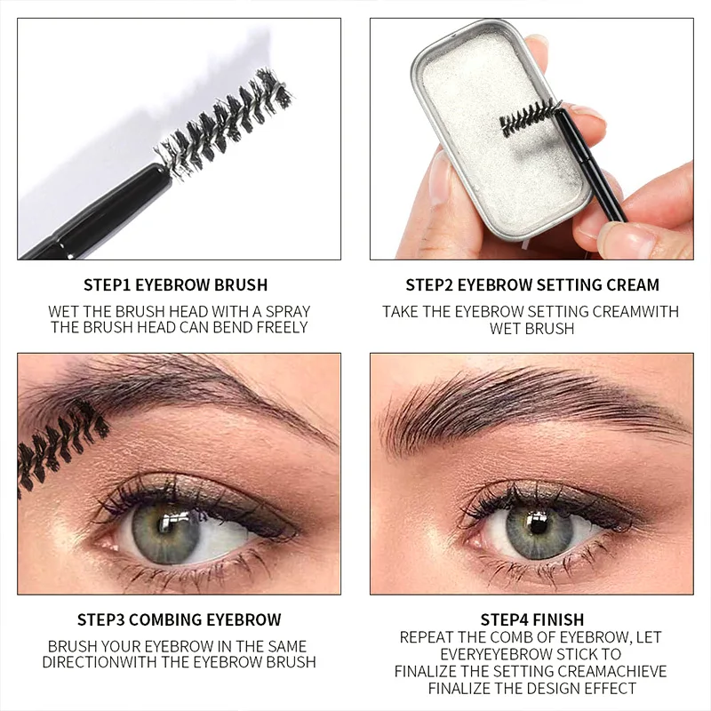 

Wild eyebrow styling soap with brush long-lasting waterproof eyebrow color eyebrow styling soap eyebrow