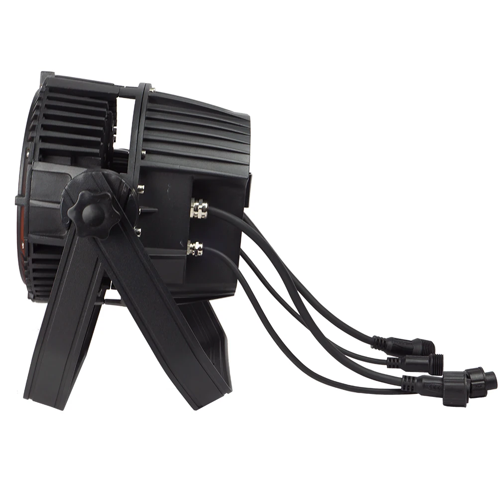 للبيع 4 مصابيح إضاءة خارجية 18 × 12 وات IP65 ، 4 في 1 ، مقاومة للماء ، إضاءة خارجية متعددة الألوان RGBW DMX512