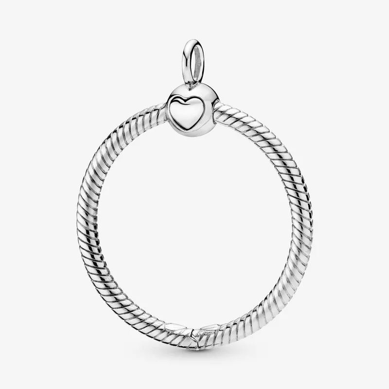 

Classic Original Pan 925 Sterling Silver Moments Round O Circle Pendant charm beads for Women DIY Necklace Bracelets Gift