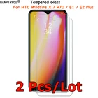 2 шт.лот для HTC Wildfire E3 X R70 E1 E2 Plus, закаленное стекло для защиты экрана, Взрывозащищенная защитная пленка