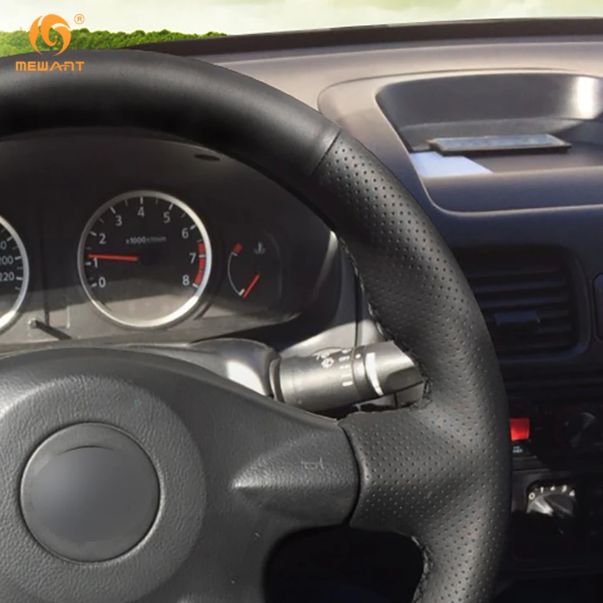 Чехол на руль автомобиля из искусственной кожи для Nissan Almera N16 Pathfinder первоклассный