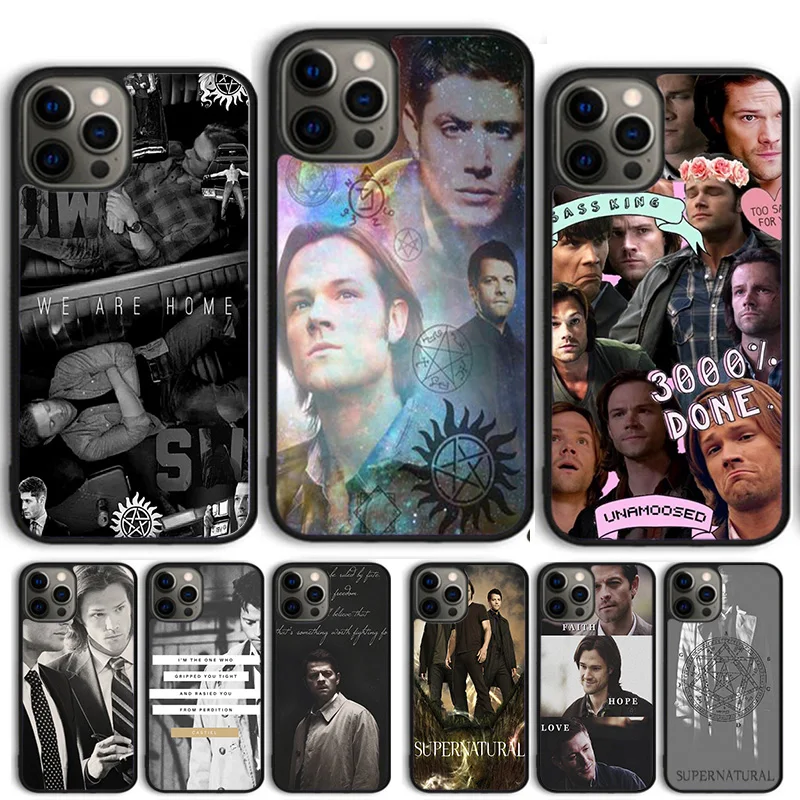 Супернатуральный чехол для телефона Дин сам Кастиэль чехол для iPhone 14 13 12 Pro Max mini 11 Pro Max XS X XR 5 6S 7 8 Plus SE 2020 Coque