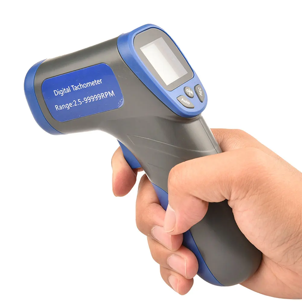 

Digital Tachometer Non-Contact Handeheld Motor Speed Gauge With Reflective Tape Laser Digital Tachometer Non-Contact New