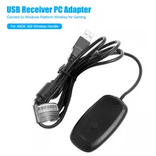 2.4GHz USB Receiver for Xbox 360 Wireless Controller Gamepad Console PC Adapter Supports for Windows XP/Vista System Game Access