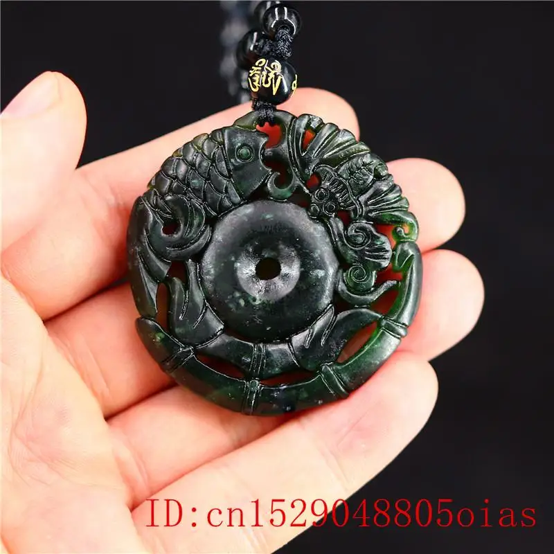 Нефритовая летучая мышь кулон ожерелье подарки Ювелирные изделия натуральный