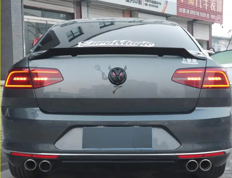 Спойлер для Passat B8 2017-2018 Volkswagen RK спойлер из АБС-пластика цветное заднее крыло
