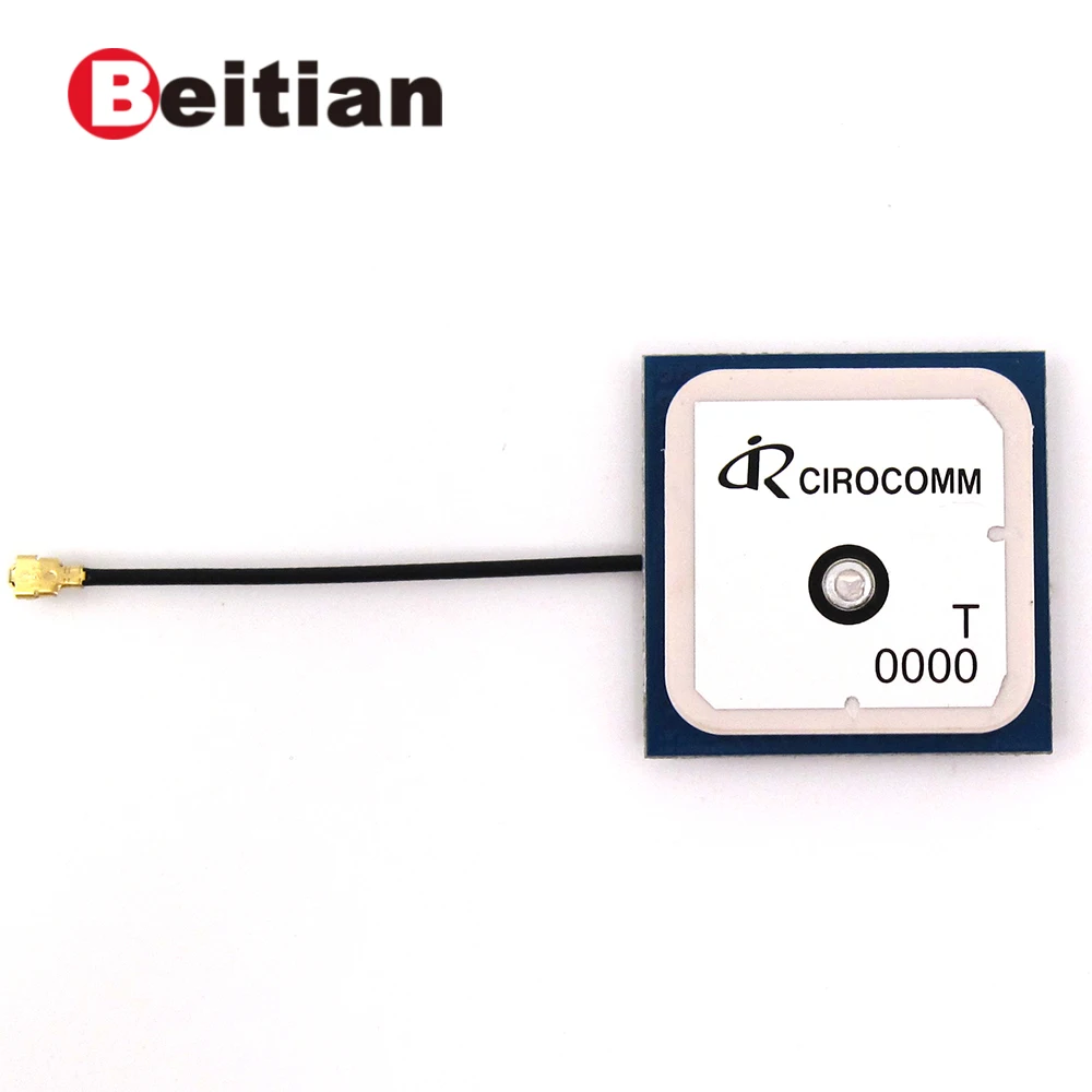 Внутренний керамический патч BEITIAN Cirocomm активная антенна BEIDOU GPS двойной 5 см IPEX BT-0000