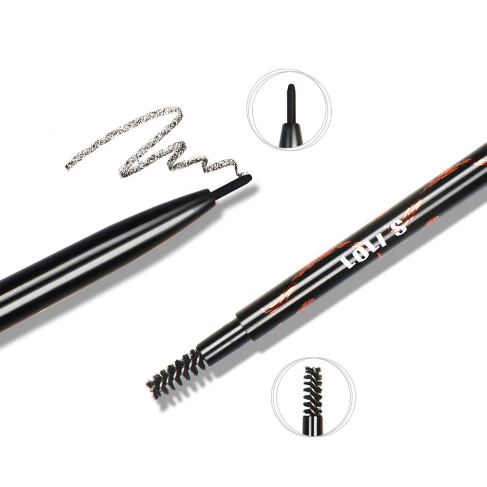 LANBENA 1 шт Двойная с автоматическим поворотом для бровей Карандаш подводка глаз