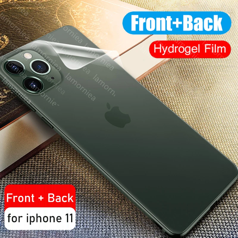 Мягкая Гидрогелевая силиконовая пленка из ТПУ для Apple iPhone 11 Pro XS Max XR iphone X 6 7 8 Plus