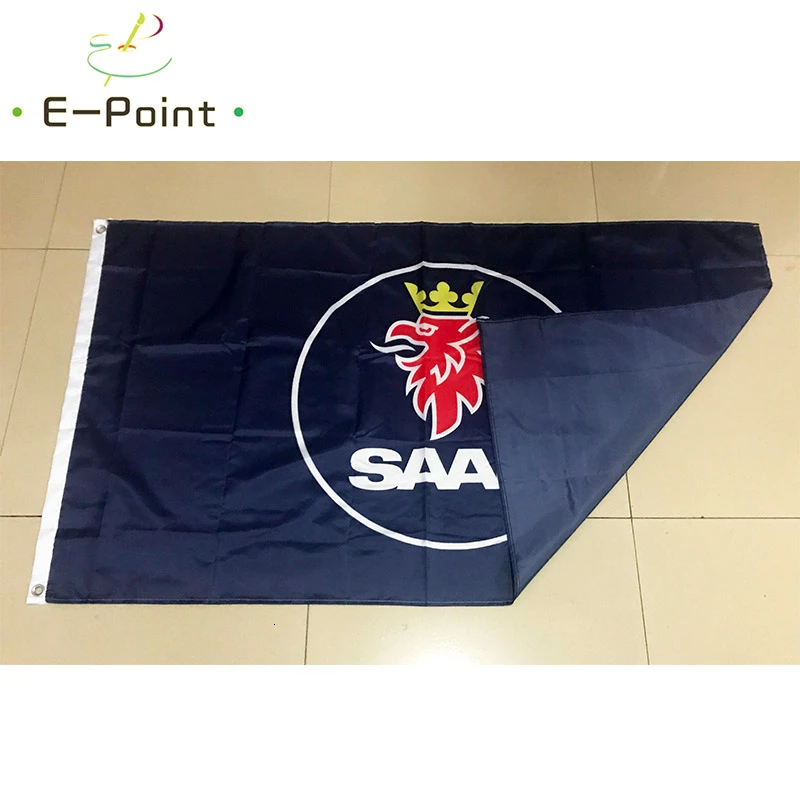 Швейная SAAB Автомобильный флаг 2 фута* 3 фута(60*90 см) 3 фута* 5 футов(90*150 см) размер рождественские украшения для домашнего флага баннер подарки