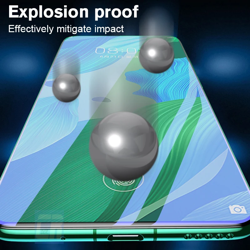 Без отпечатков пальцев Матовый экран закаленное стекло для huawei Nova 5 5i mate 20 30 Lite Y9