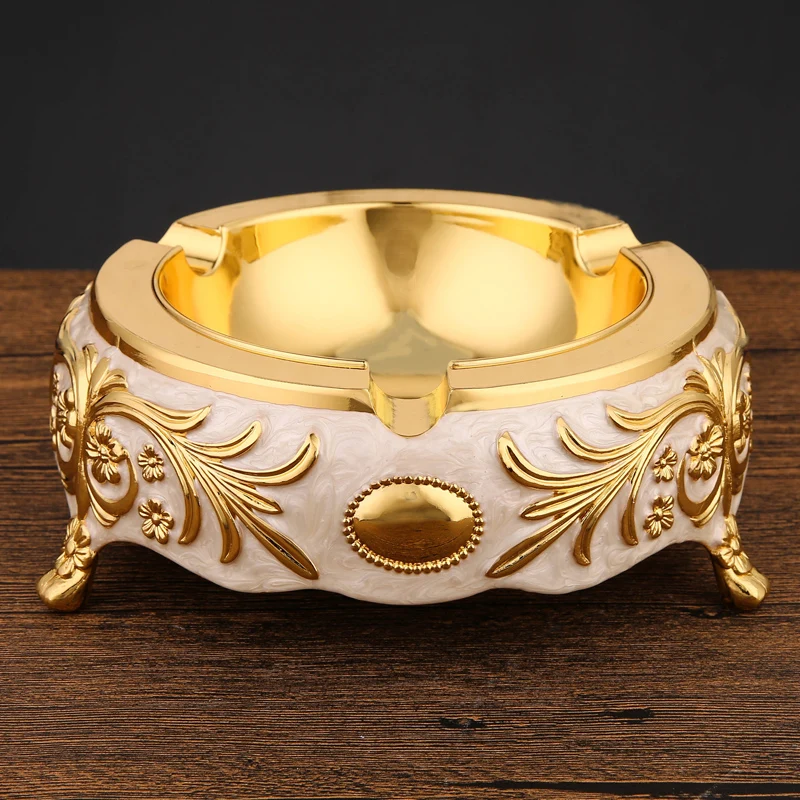 Роскошные пепельница металлов Портативный сигареты офиса картина для кафе