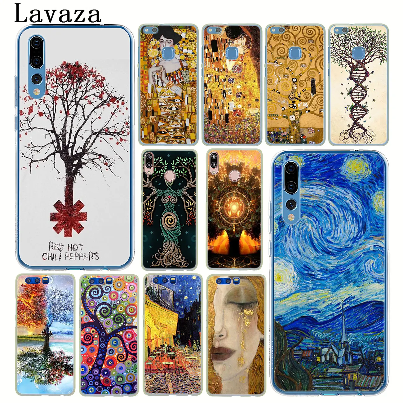 Чехол Lavaza Gustav Klimt Tree of Life для huawei P30 P20 Pro P10 P9 Plus P8 Lite Mini 2016 2017 P smart Z 2019|Чехлы-накладки|