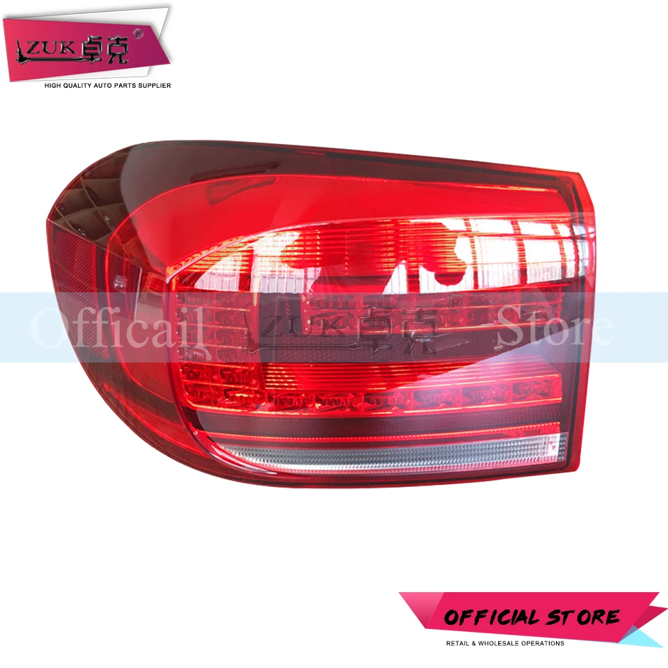 ZUK 4PCS Tail Lamp Brake Light For TIGUAN 2013 2014 2015 2016 2017 Taillight LED High Quality Volkswagen | Автомобили и мотоциклы