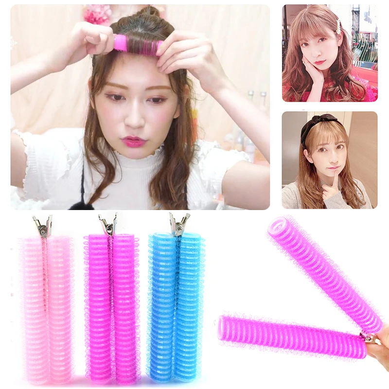 Натуральные пушистые корни волос Воздушная челка Волшебная самоклеящаяся для