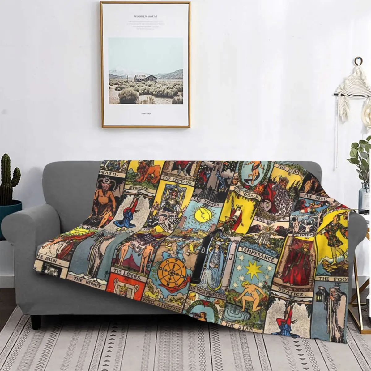 

Одеяло в шотландскую клетку с капюшоном, 220x240