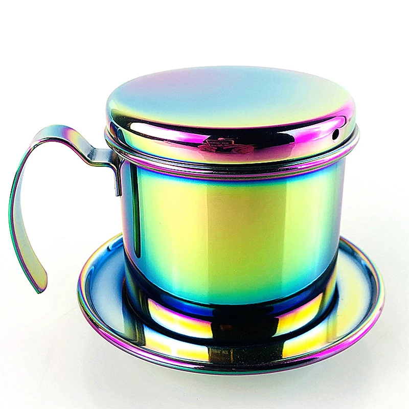 

Coffee Drip Filter Cup Stainless Steel Coffee Drip Pot Portable Reusable Paperless Pour Over For Office Home Outdoor Use