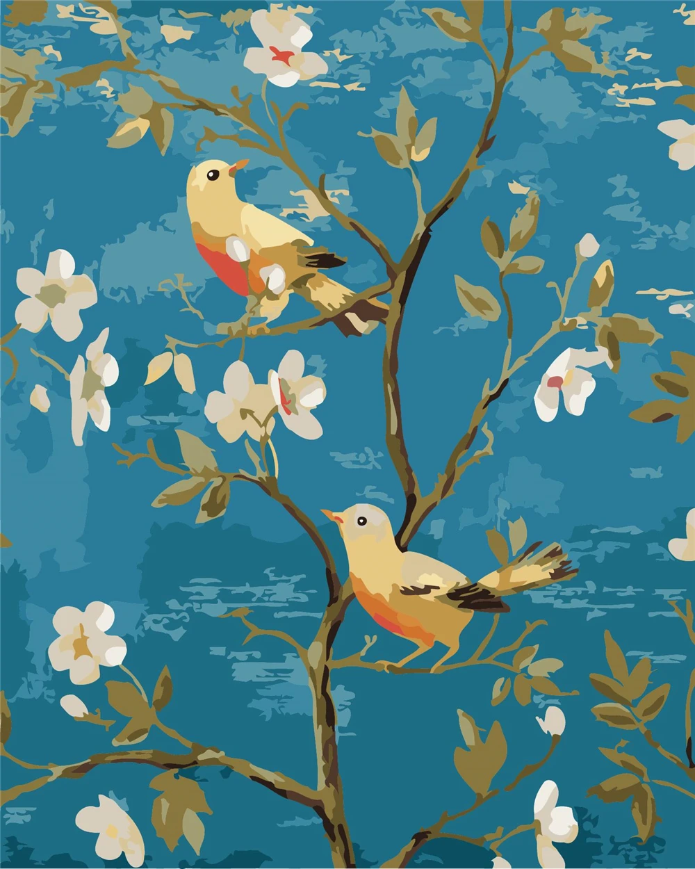 

Bird C Painting By Numbers For Adults Heart Balloon Landscape Diy Oil Paints Handpainted Home Decoration Wall Artcraft Gift