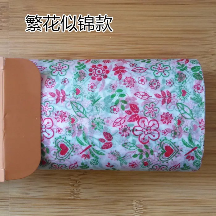 Lots of flower 50 шт./компл. пищевая вощеная бумага Класс смазка Бумага Еда обертки для упаковки Бумага для выпечки хлеба сэндвич Гамбургер картофель фри масло Бумага с нугой и упаковочная машина - Цвет: Lots of flower