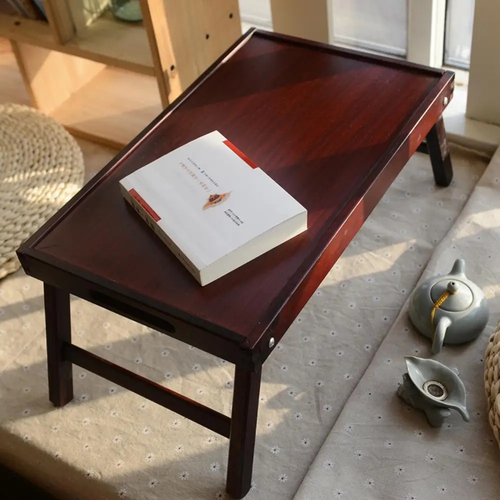 Портативный деревянный поднос для кровати складной столик ноутбука