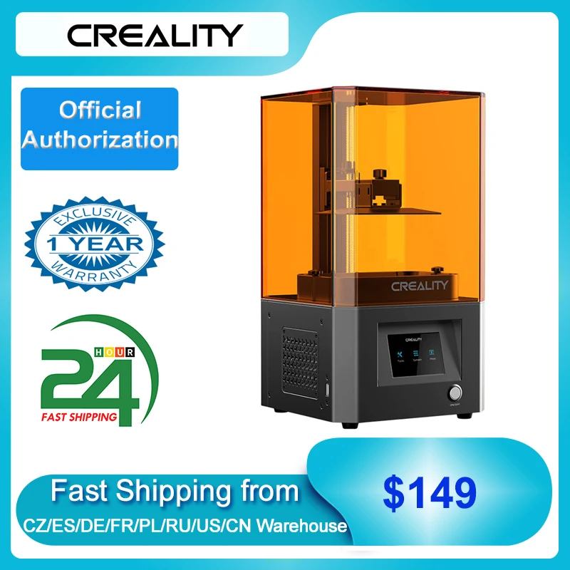 3D принтер Creality с УФ смолой ЖК экран 3 5 '' сенсорный 2K|3D принтеры| |