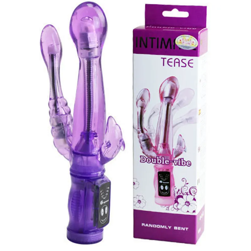 6 Mode Vibradores Femininos Dildo Double Penetration GSpot Dual Motor Sex Toys Vibrating Anal Vibrator Adult Product | Красота и